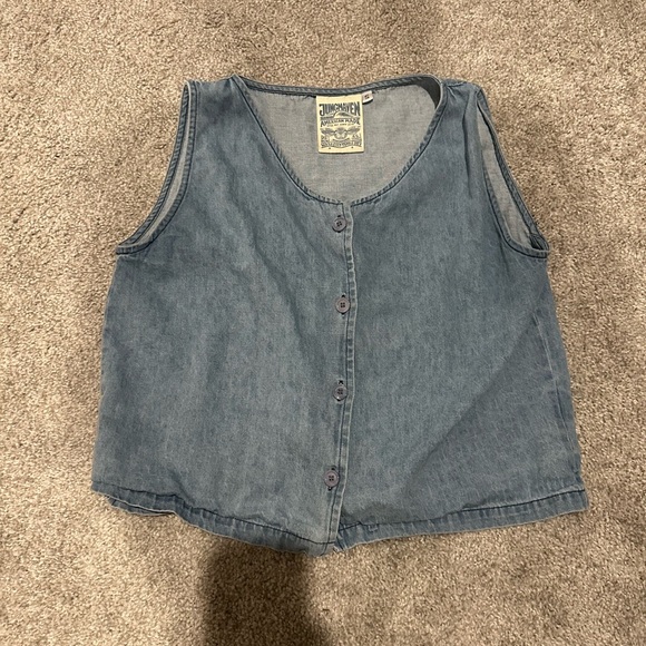 Jungmaven Tops - Jungmaven Skyline Summer Denim Vest - Light / S